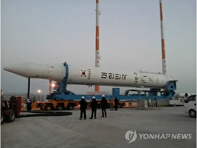 韓国ロケット「羅老」＝（聯合ニュース）
