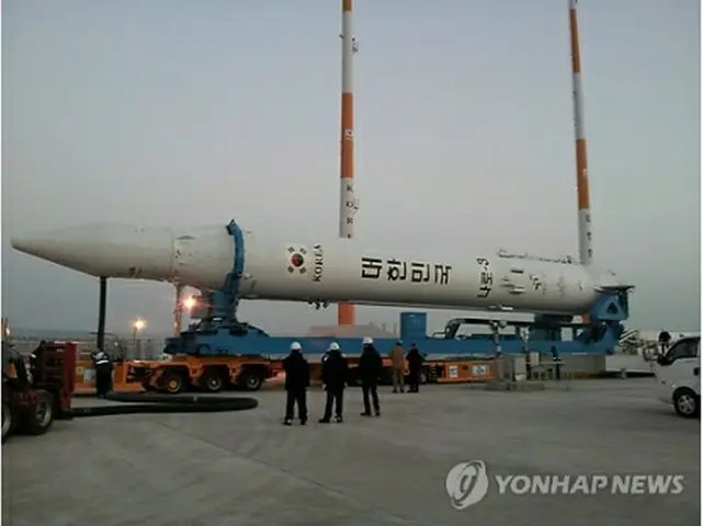 韓国ロケット「羅老」＝（聯合ニュース）