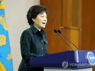 「政府再編案譲れない」＝朴大統領が国民談話
