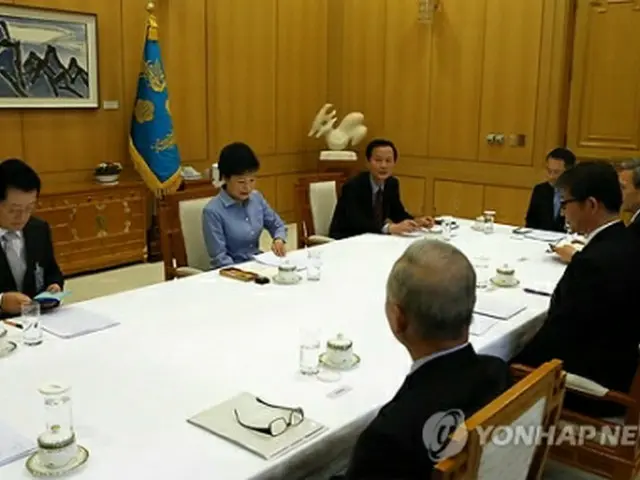 外交安保長官会議の模様＝２日、ソウル（聯合ニュース）