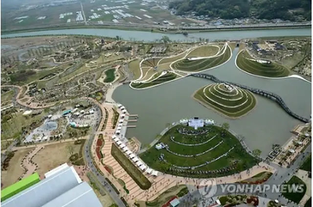 順天湾国際庭園博覧会の会場（博覧会組織委提供）＝（聯合ニュース）