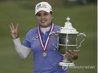 朴仁妃が女子ゴルフメジャー3連勝　63年ぶり快挙