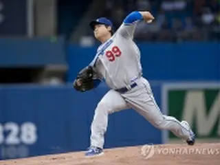 ドジャースの柳賢振　4失点も今季8勝目