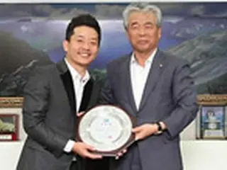 お笑い芸人キム・ジュンホ、釜山商工会議所の広報大使に