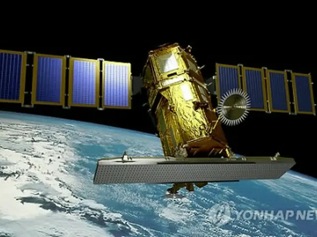 「アリラン5号」（イメージ、韓国航空宇宙研究院）＝22日、大田（聯合ニュース）