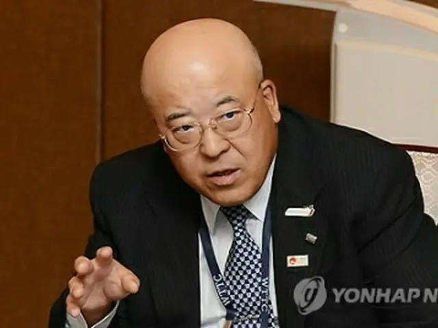 田川博己社長＝（聯合ニュース）