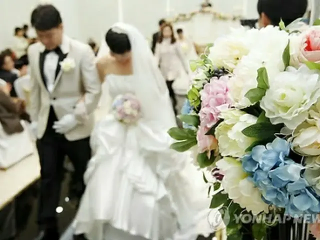 韓国の結婚式（資料写真）＝（聯合ニュース）