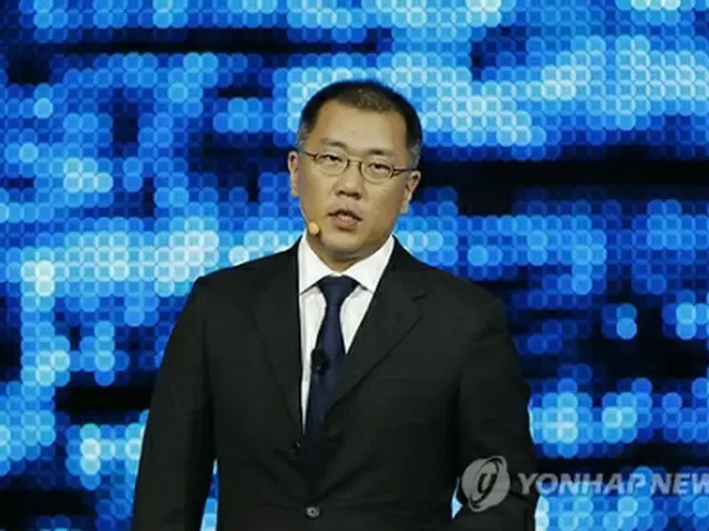 現代自動車の鄭義宣副会長＝（聯合ニュース）
