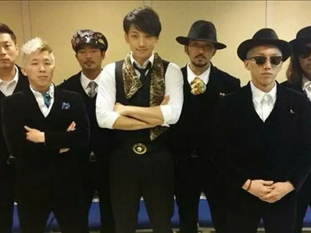 Rain(ピ)と専属ダンサーチーム