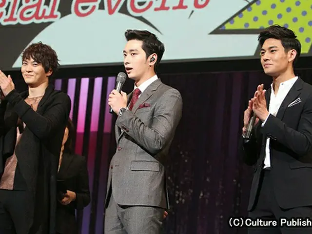 チュウォン、「2PM」チャンソン、イム・ユンホ（左から）
