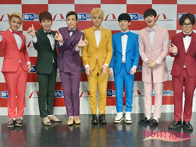 「Block B」（左から）U-KWON、 B-BOMB、 P.O、 ZICO、  PARKKYUNG、 JAEHYO、  TAEIL