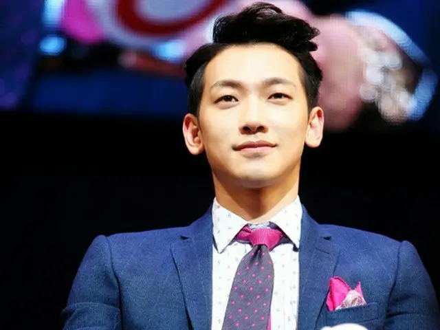 歌手兼俳優Rain