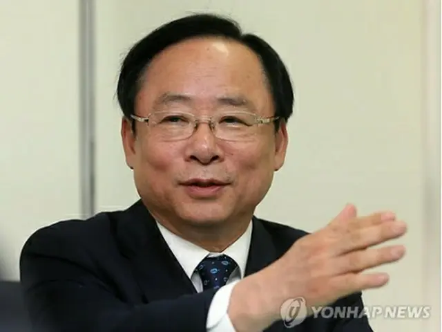 海洋水産部長官に内定した李柱栄氏＝12日、ソウル（聯合ニュース）