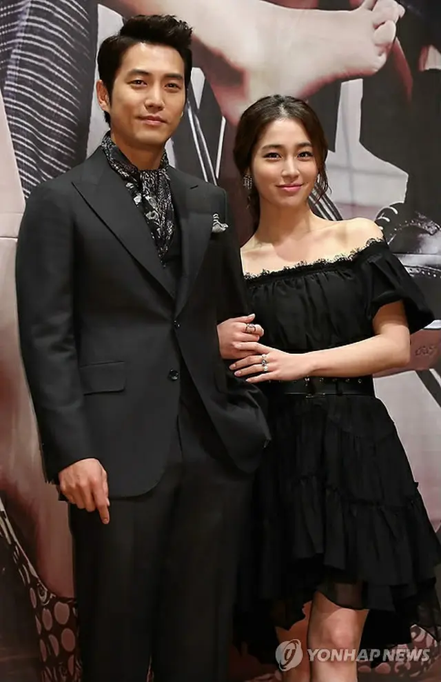 主演のチュ・サンウクとイ・ミンジョン