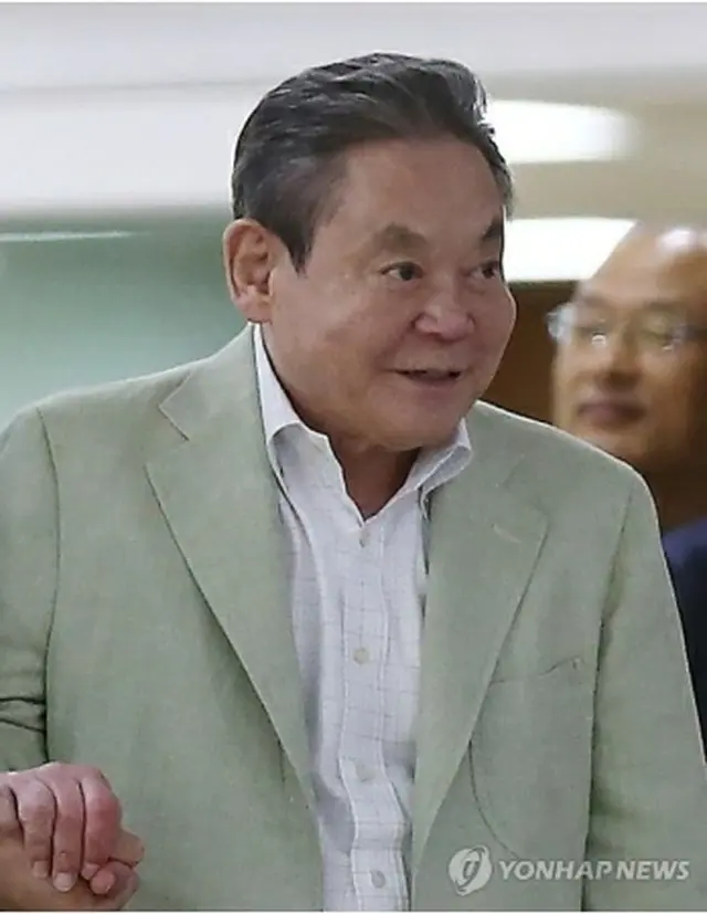 サムスン電子会長の李会長＝（聯合ニュース）