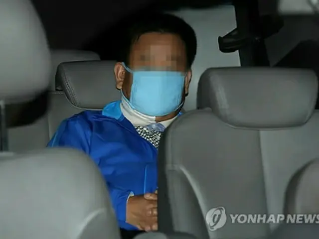 国情院の「協力者」とされる中国国籍の男＝（聯合ニュース）