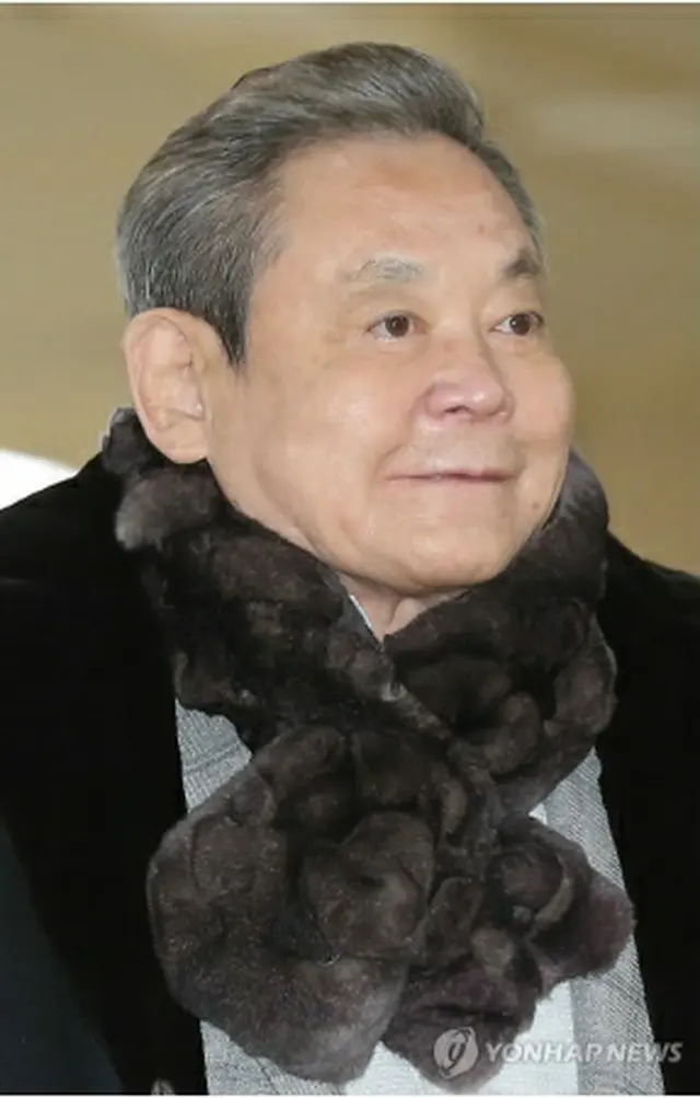 年間所得105億円を記録したサムスン電子の李健熙会長＝（聯合ニュース）