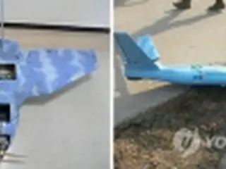 墜落した2機の無人機「北朝鮮製と結論」＝韓国当局