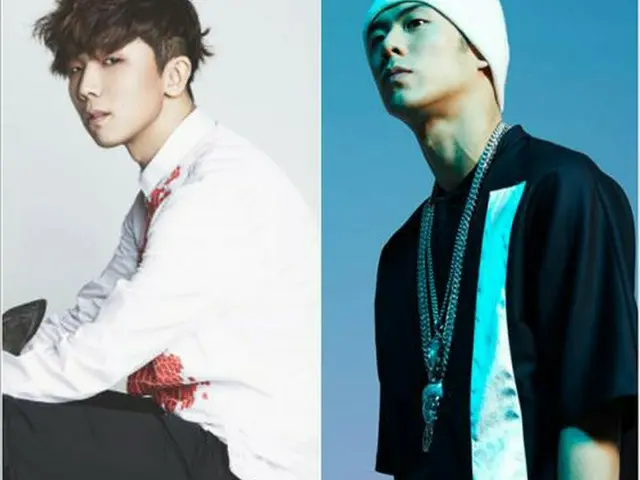 チョン・ギゴ（左）とラッパーBeenzino