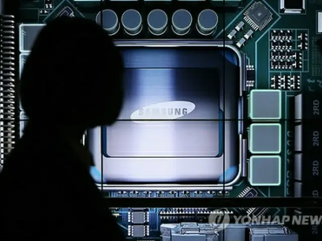 サムスン電子の半導体関連広報館＝（聯合ニュース）