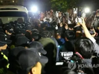 沈没事故被害者の遺族ら　KBS幹部発言に抗議の訪問