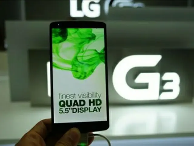 LGの新型スマートフォン「G3」＝（聯合ニュース）