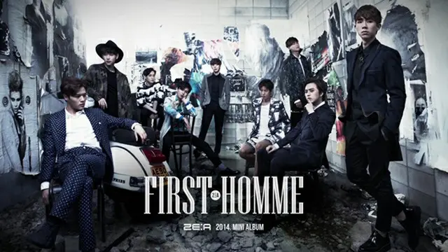 「ZE:A」　NEW ALUBM「First Homme」ジャケット写真