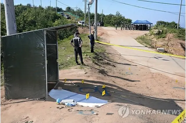 乱射事件のあった陸軍第22師団＝（聯合ニュース）