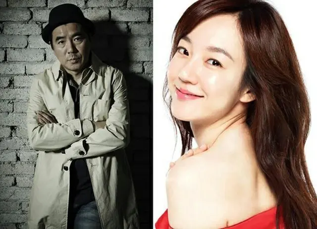 キム・ジウン監督と女優イム・スジョン（左から）