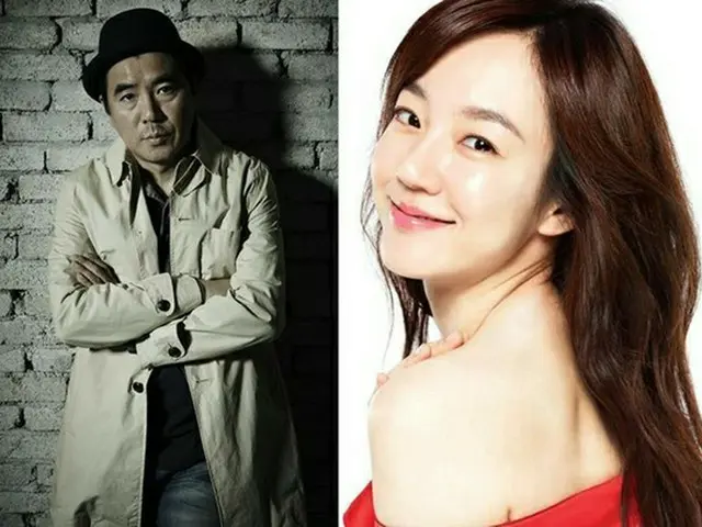 キム・ジウン監督と女優イム・スジョン（左から）