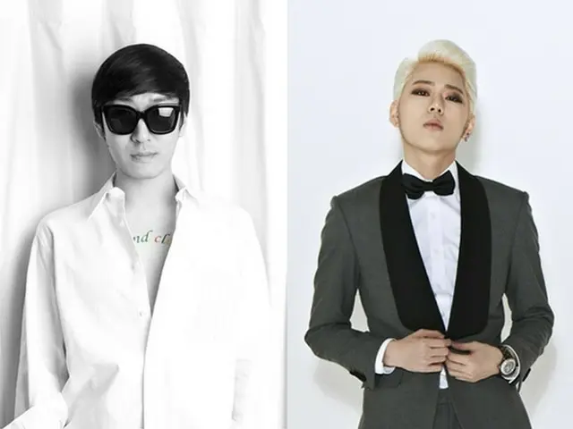 「Block.B」ジコ（右）とデザイナーのコ・テヨン