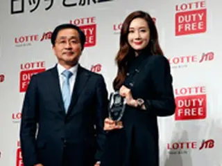 【イベントレポ】ロッテ免税店広報大使チェ・ジウがイ・ホンギュン代表らとプレスイベントに登場！
