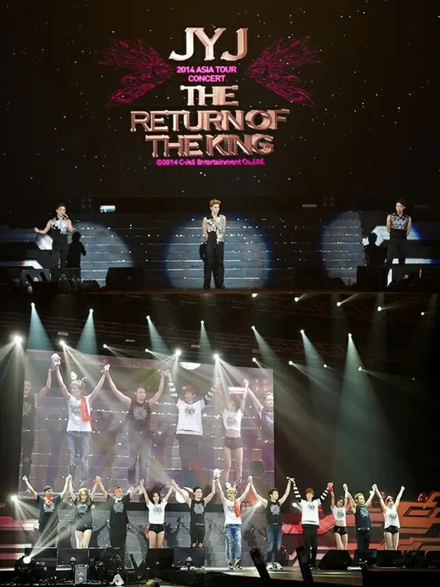 アジアツアーを盛況に終えた「JYJ」:Cjes Entertainmentより（提供:News1）