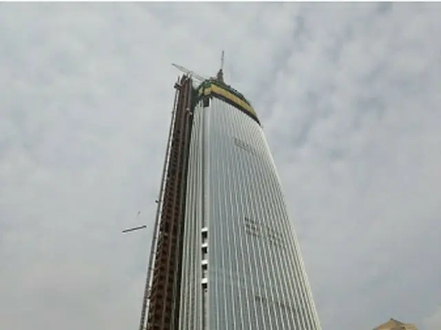 建設中の第２ロッテワールド＝（聯合ニュース）