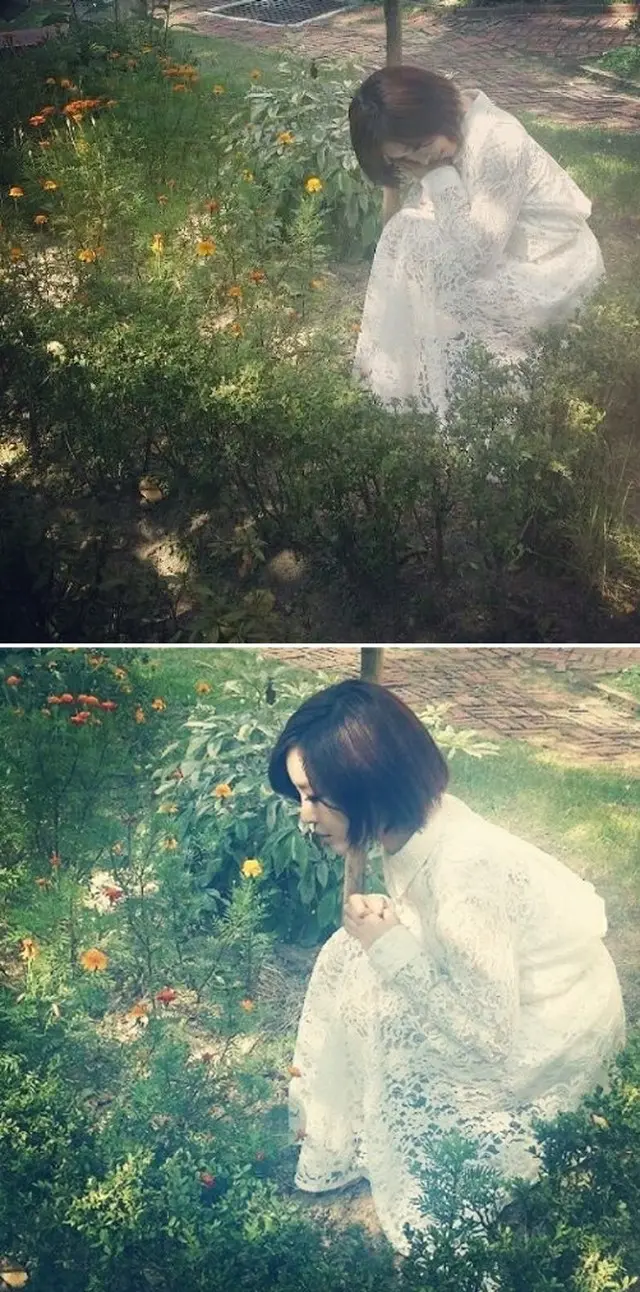 韓国ガールズグループ「Brown Eyed Girls」のガインが、雰囲気ある写真を公開し話題を呼んでいる（画像:OSEN）