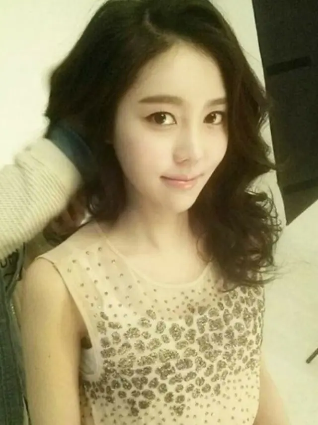 「SUPER JUNIOR」のソンミンと結婚することで熱い関心を受けている女優キム・サウン:キム・サウンFacebookより（提供:News1）