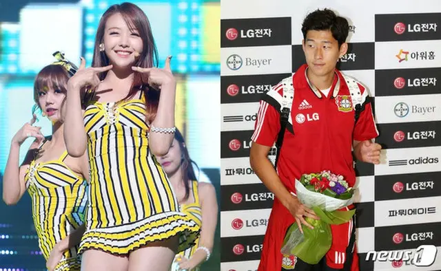 韓国ガールズグループ「Girl's Day」とサッカー選手ソン・フンミンが決別したことがわかった。（提供:news1）