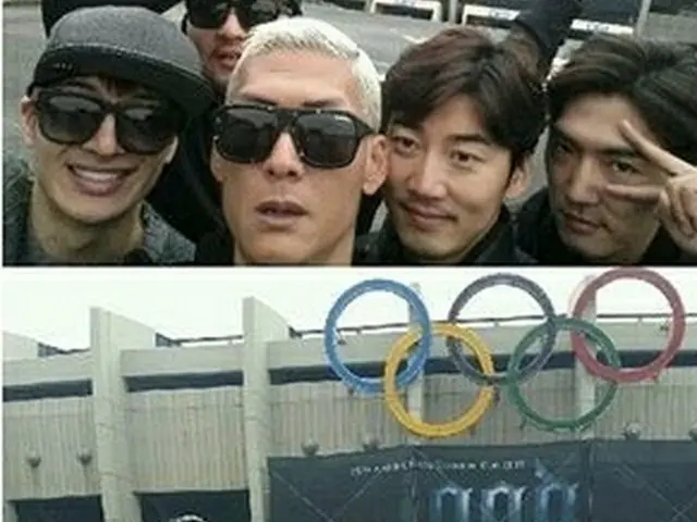 韓国男性グループ「god」が、アンコールコンサートを前に会場を訪れた（画像:OSEN）