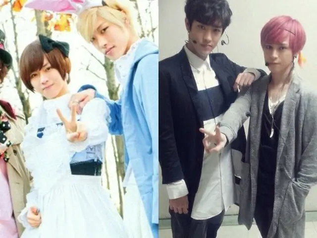韓国グループ「大国男児」のカラム（23）と「CROSS GENE」のTAKUYA（22）が特別な“縁”を公開した。（提供:news1）