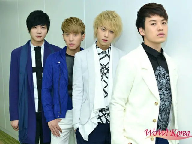 「SHU-I」左からチャンヒョン、ミンホ、インソク、ジンソク