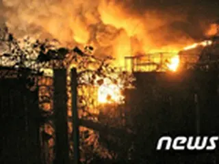 華城・自動車部品工場で火事…1億7千万ウォンの被害
