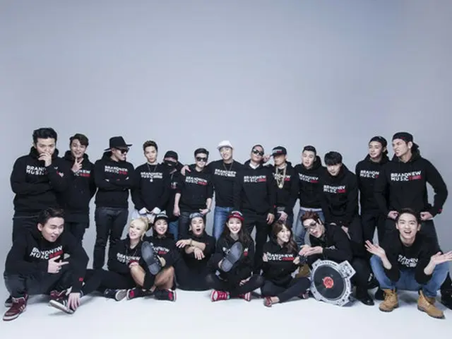 韓国の人気ヒップホップレーベルBrandNew MUSICが来る12月5日、ファミリーシングル「BrandNewDay」を発表する。（提供:OSEN）