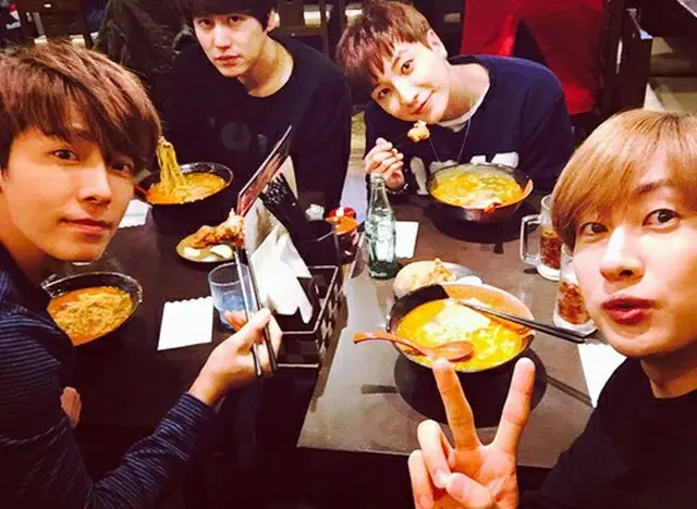「SUPER JUNIOR」ウニョクのInstagramより（提供:OSEN）