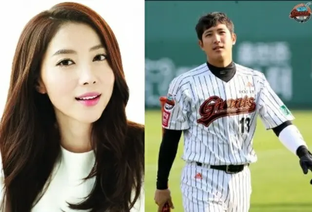 韓国女優オ・ユナ（34）とプロ野球選手ファン・ジェギュン（27、ロッテ）がバスケットボールの試合会場で目撃され、話題となっている。（提供:news1）