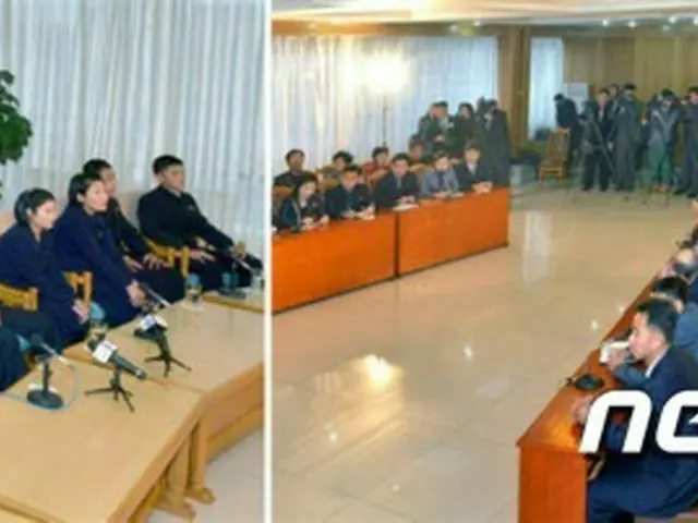 北朝鮮が昨年5月、脱北の過程でラオスから強制送還させた青少年9名の記者会見が行われた。去る13日、労働新聞が報じた。