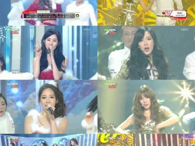 KBSの音楽番組「MUSIC BANK」より（提供:OSEN）