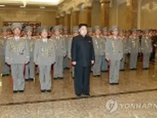 金総書記の最高司令官推挙から２３年　正恩氏が参拝