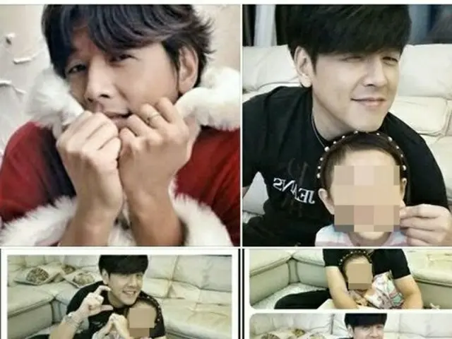 離婚訴訟中であることが伝えられていた韓国俳優リュ・シウォン（42）が、娘と幸せなクリスマスを過ごしたことを伝えた。（画像:news1）