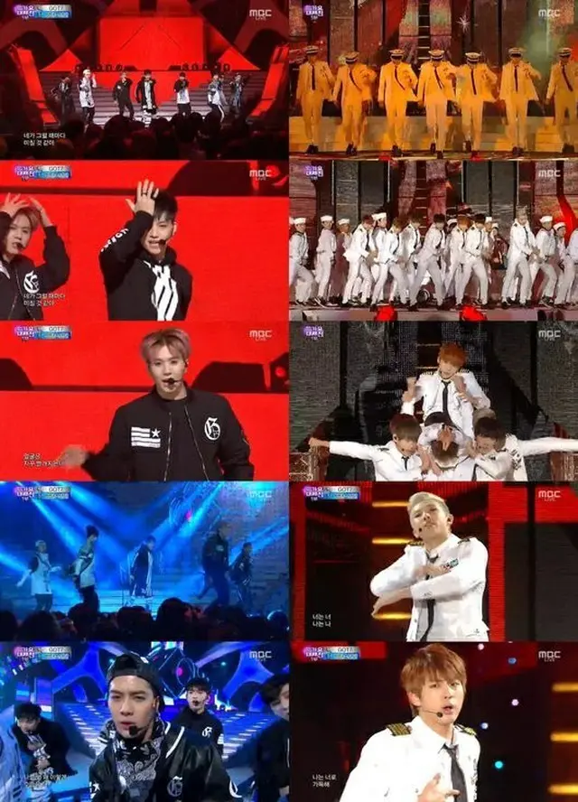 韓国アイドルグループ「GOT7」と「防弾少年団」が可愛らしいながらも男らしい魅力を同時に披露した。（提供:OSEN）