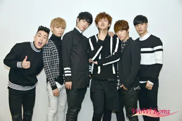 日本、韓国、中国の3カ国から集結したアジアグローバルユニット「CROSS GENE」左からキャスパー、セヨン、タクヤ、シン、ヨンソク、サンミン